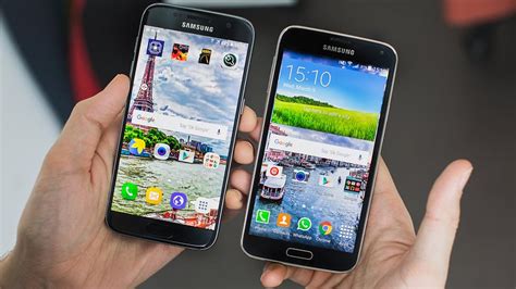 Samsung Galaxy S7 vs Galaxy S5 comparison: 